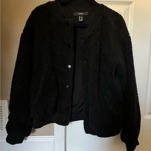 Sherpa bomber jacket